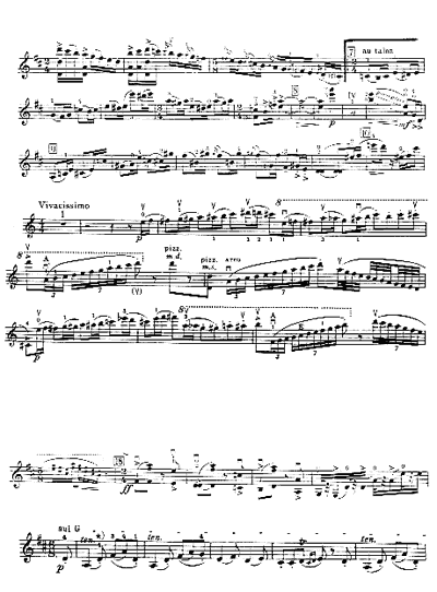 Stravinsky, Concerto, Batt.35 / Prokofieff, Concerto N.1, Scherzo, Batt.2. Stravinsky, Concerto, Batt.86 / Beethoven, Concerto Op.61, Rondò, ed.Peters (vl. e Pf.).