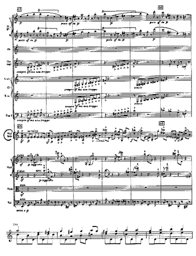 Stravinsky, n. 65 / Bach, Sonata III, Fuga, Batt.188, ed. Bärenreiter